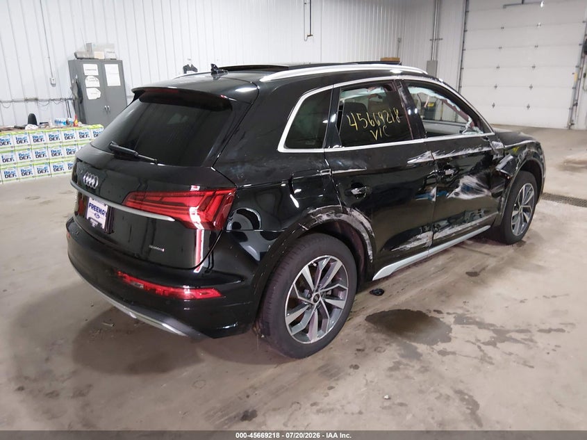 2021 Audi Q5 Premium 45 Tfsi Quattro S Tronic VIN: WA1AAAFY6M2064777 Lot: 45669218