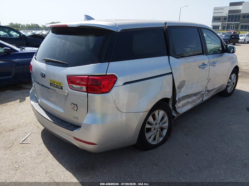 2017 Kia Sedona Lx VIN: KNDMB5C18H6241973 Lot: 45669240