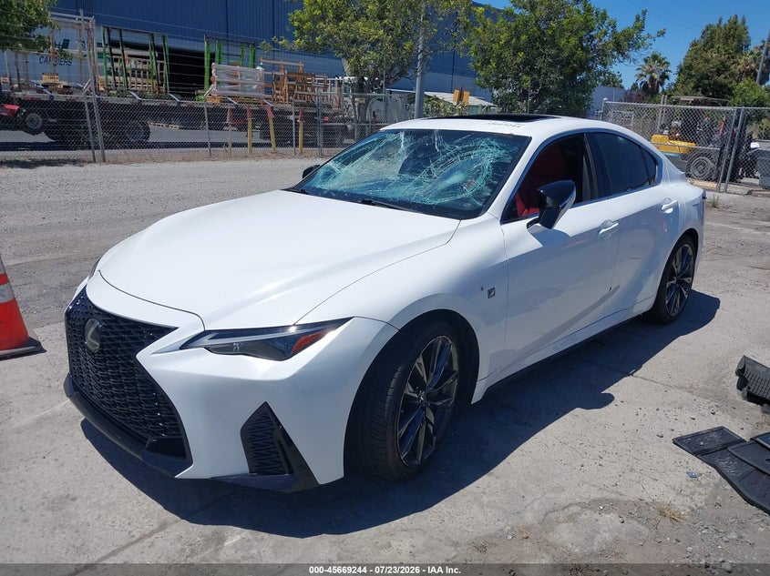 Vin: jthgz1b20m5038439, lot: 46167844, lexus is 350 f sport 20212
