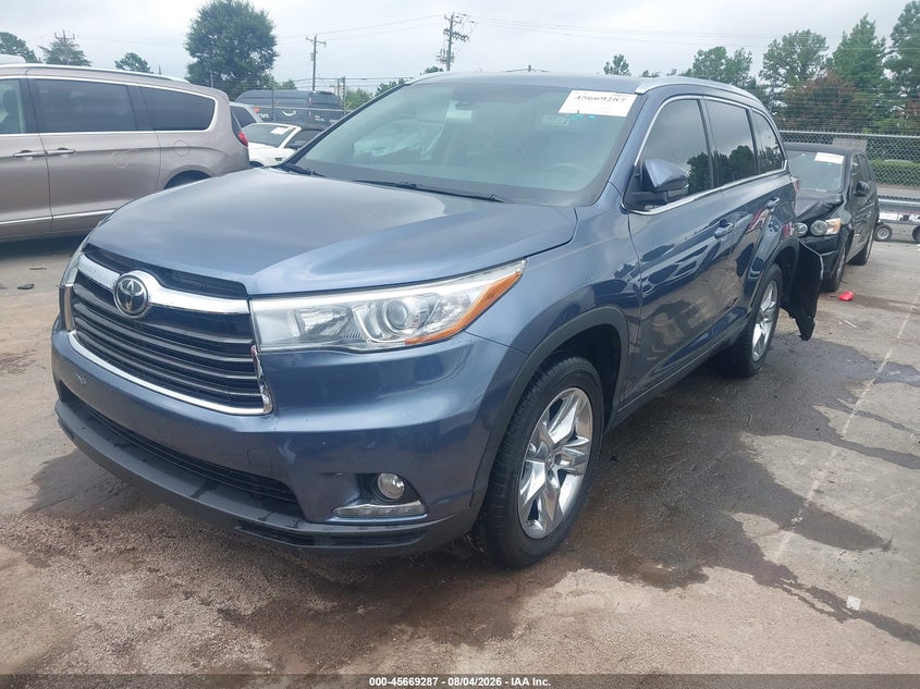 Vin: 5tdykrfh6fs069005, lot: 46167887, toyota highlander limited v6 20152
