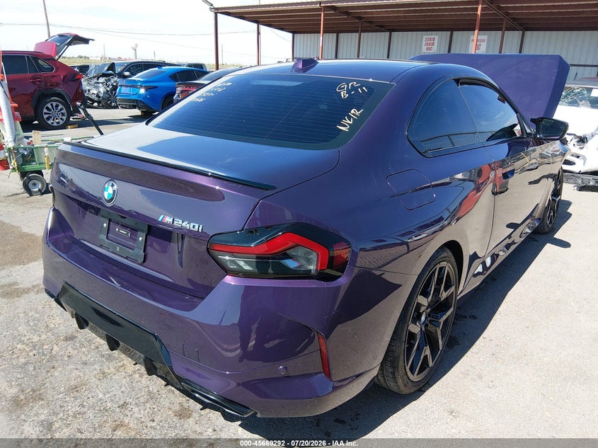 Vin: 3mw43cm05t8g27577, lot: 46167892, bmw m240 i 20264