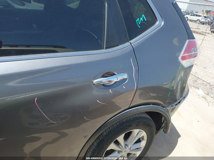 2016 Nissan Rogue Sv VIN: KNMAT2MTXGP689283 Lot: 45669302