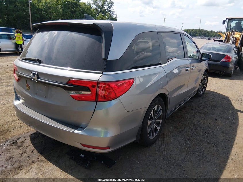Vin: 5fnrl6h70nb008644, lot: 46167915, honda odyssey ex-l 20224