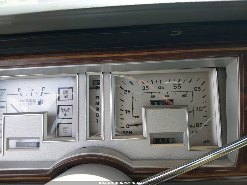 1989 MERCURY GRAND MARQUIS auction photo 7
