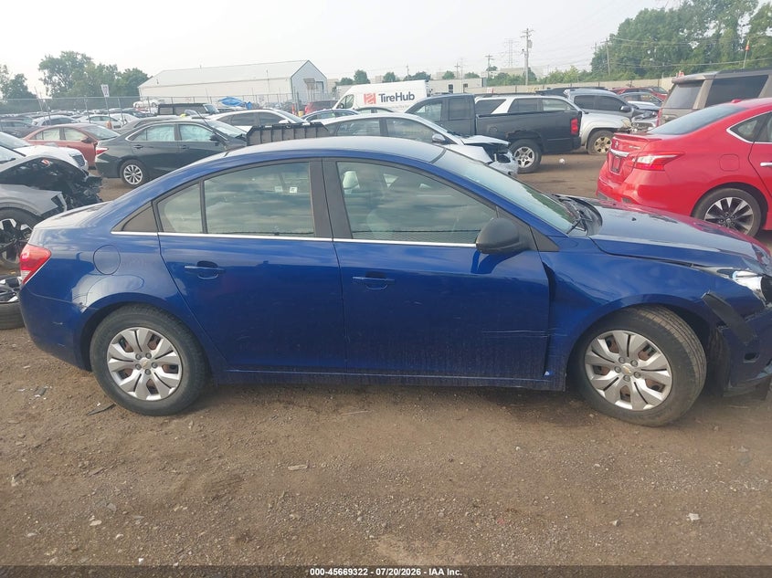 CHEVROLET CRUZE 2012 VIN 1G1PC5SH4C7246382