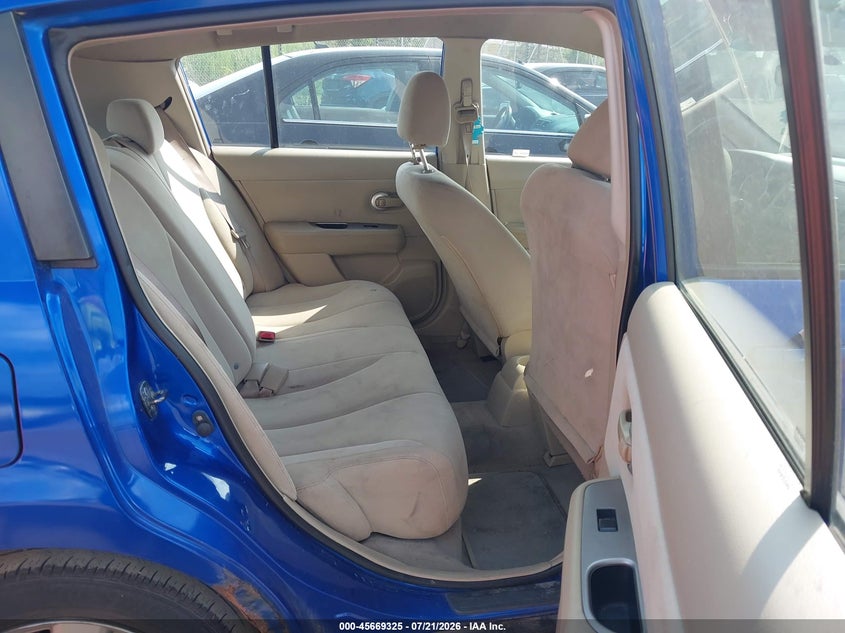 2009 NISSAN VERSA HATCHBACK 1.8L I-4 DOHC, VVT, 122HP