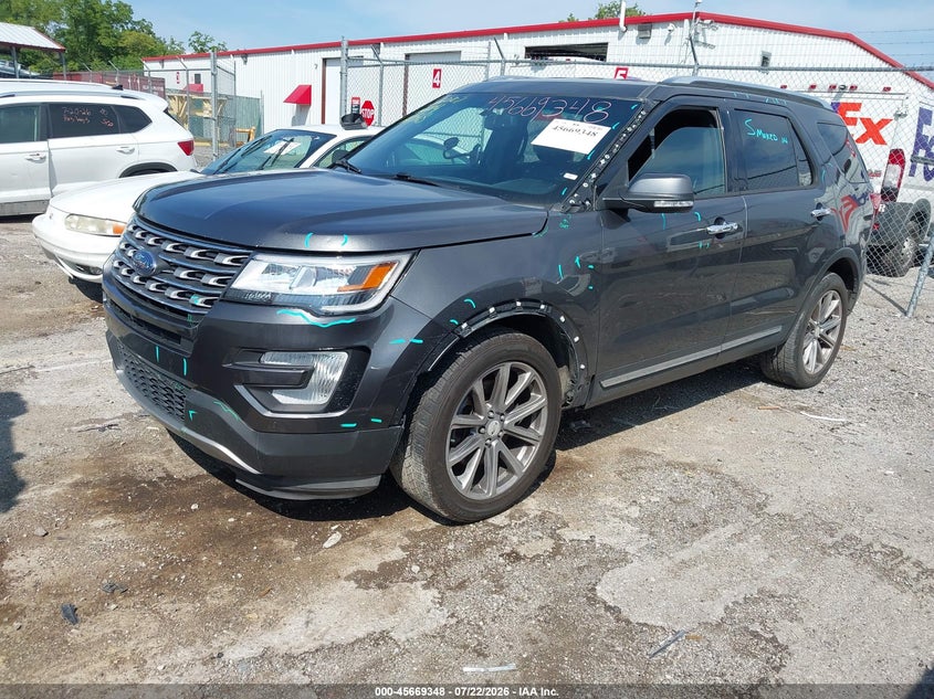 Vin: 1fm5k8f83gga11518, lot: 46167948, ford explorer limited 20162