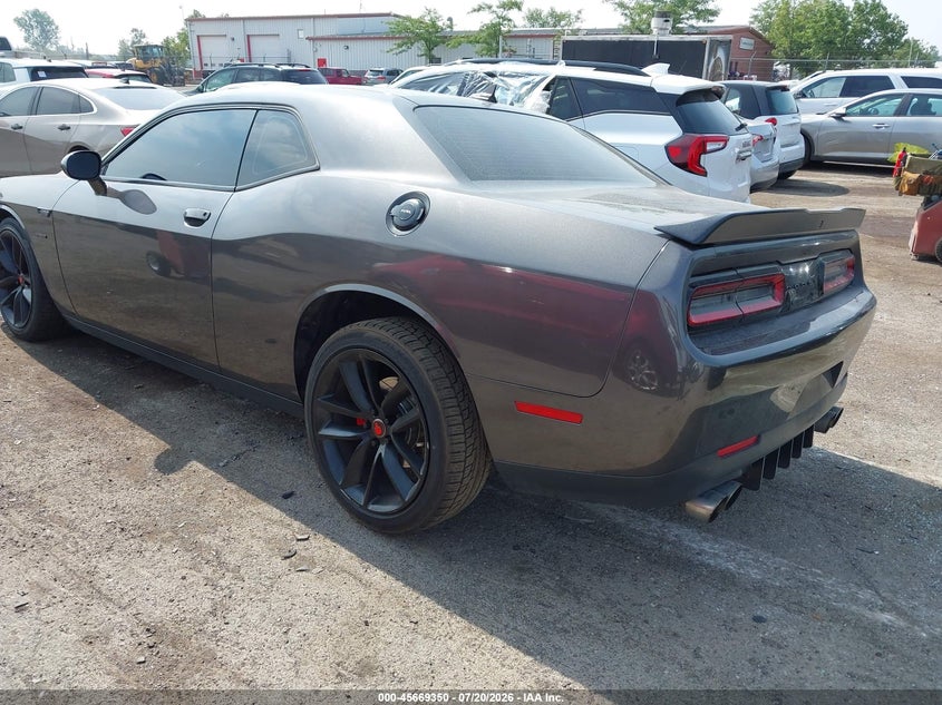 Vin: 2c3cdzbt4gh264362, lot: 46167950, dodge challenger r/t plus 20163