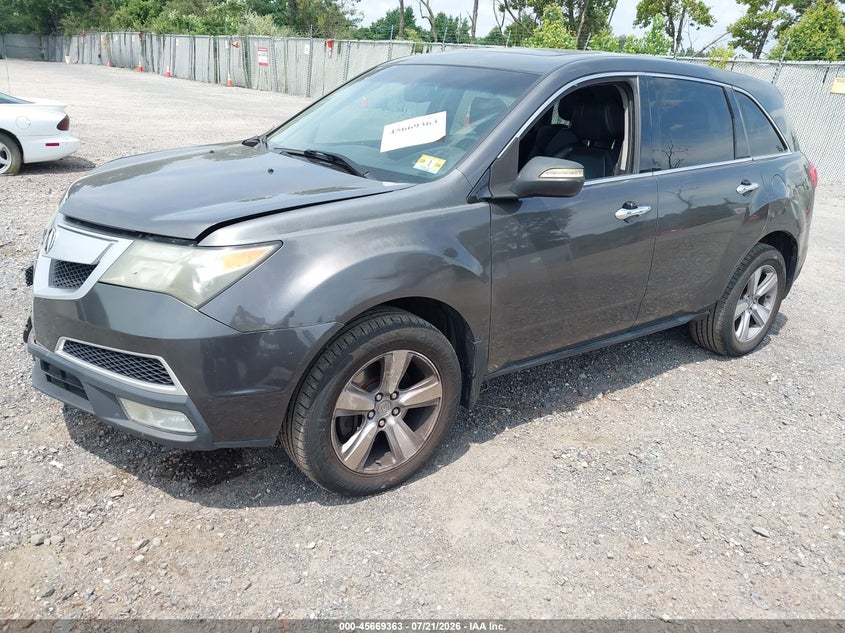 2011 Acura Mdx VIN: 2HNYD2H20BH537291 Lot: 45669363