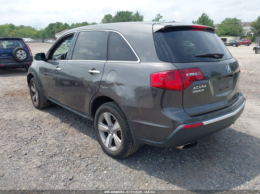 2011 Acura Mdx VIN: 2HNYD2H20BH537291 Lot: 45669363