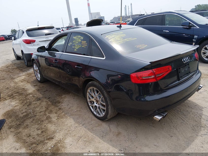 2013 Audi A4 2.0T Premium VIN: WAUFFAFLXDN012839 Lot: 45669375