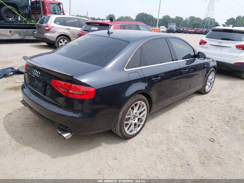 2013 Audi A4 2.0T Premium VIN: WAUFFAFLXDN012839 Lot: 45669375