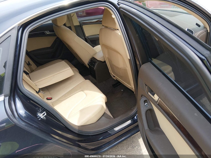 2013 Audi A4 2.0T Premium VIN: WAUFFAFLXDN012839 Lot: 45669375