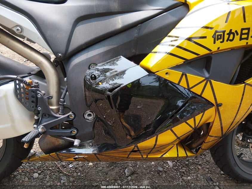 2012 Honda Cbr600 Rr VIN: JH2PC4005CK501219 Lot: 45669407