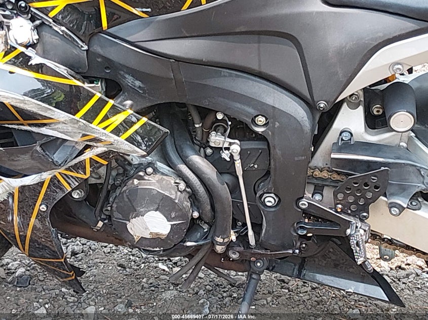 2012 Honda Cbr600 Rr VIN: JH2PC4005CK501219 Lot: 45669407