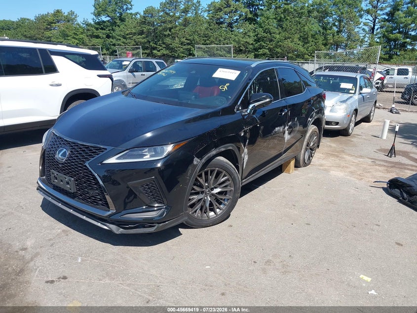 Vin: 2t2yzmda1lc247164, lot: 46168019, lexus rx 350 f sport performance 20202
