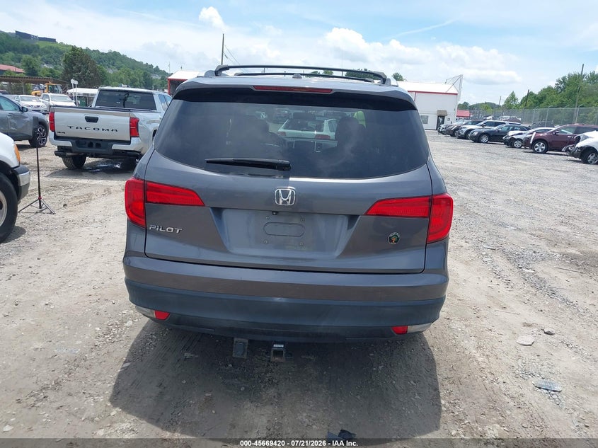2016 Honda Pilot Ex-L VIN: 5FNYF5H57GB027643 Lot: 45669420
