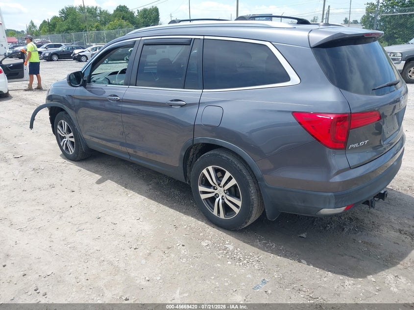 Vin: 5fnyf5h57gb027643, lot: 46168020, honda pilot ex-l 20163