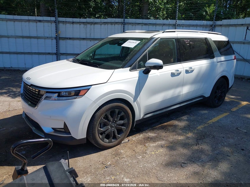 Vin: kndne5h37n6171755, lot: 46168026, kia carnival mpv sx prestige 20222