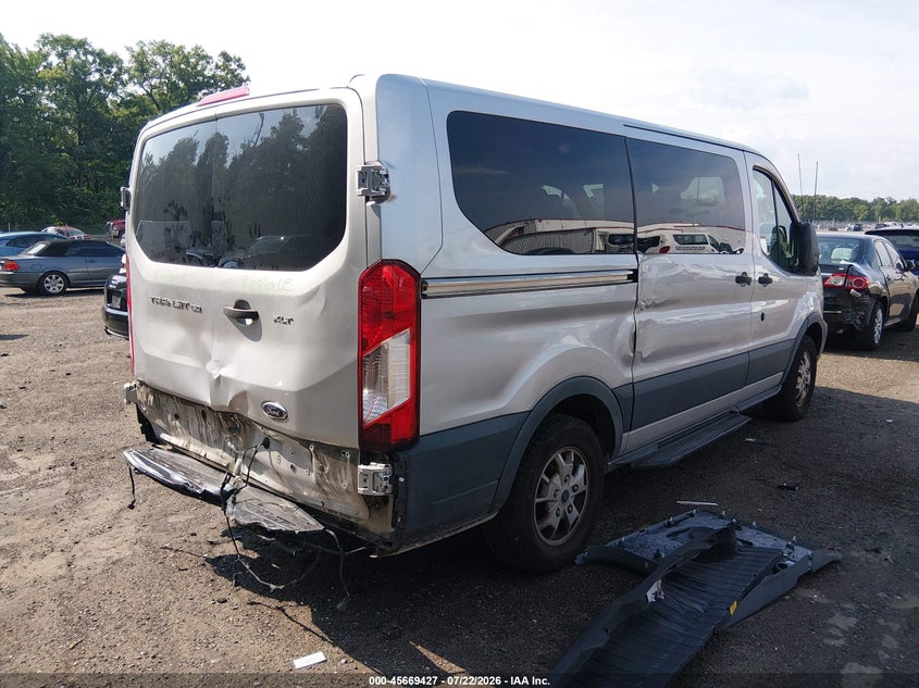 Vin: 1fmzk1ym6fkb06461, lot: 46168027, ford transit-150 xlt 20154