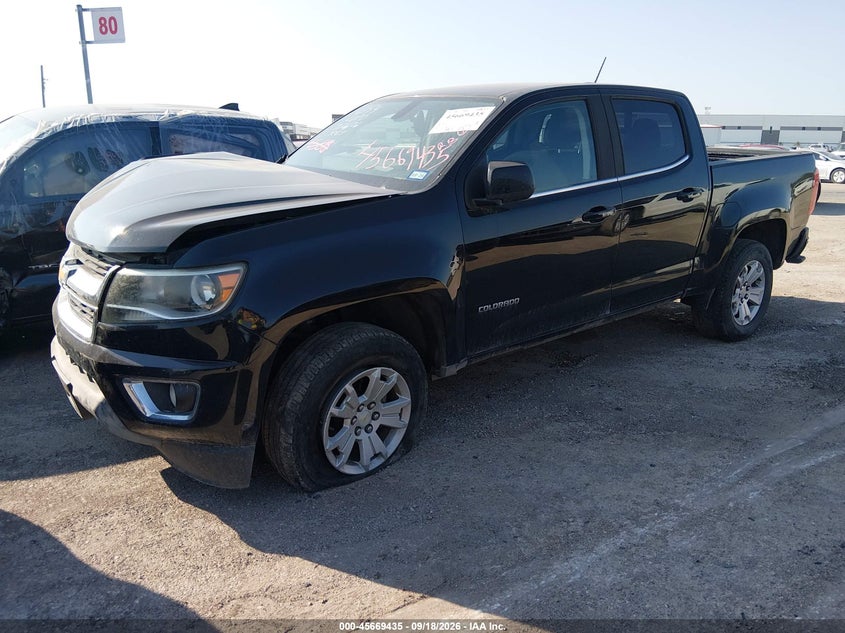 2018 Chevrolet Colorado Lt, Right Front, IAAI, VIN 1GCGTCEN8J1109569 — photo 2