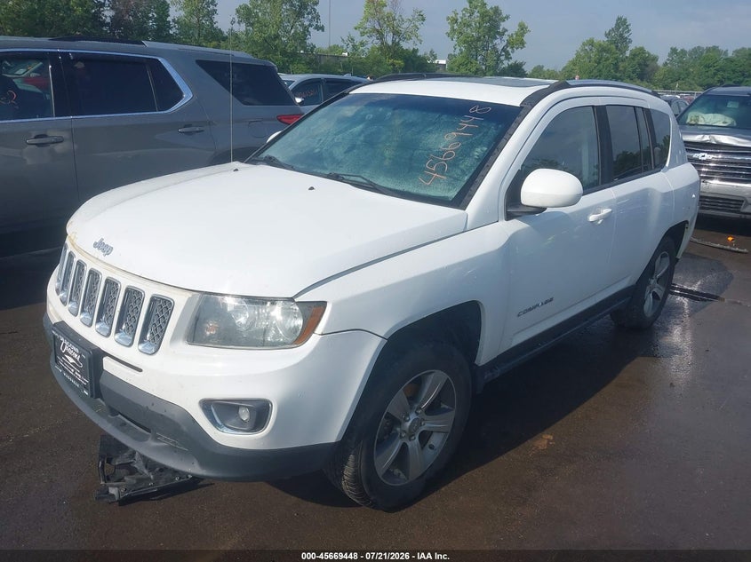 Vin: 1c4njdeb0gd664077, lot: 46168048, jeep compass high altitude edition 20162