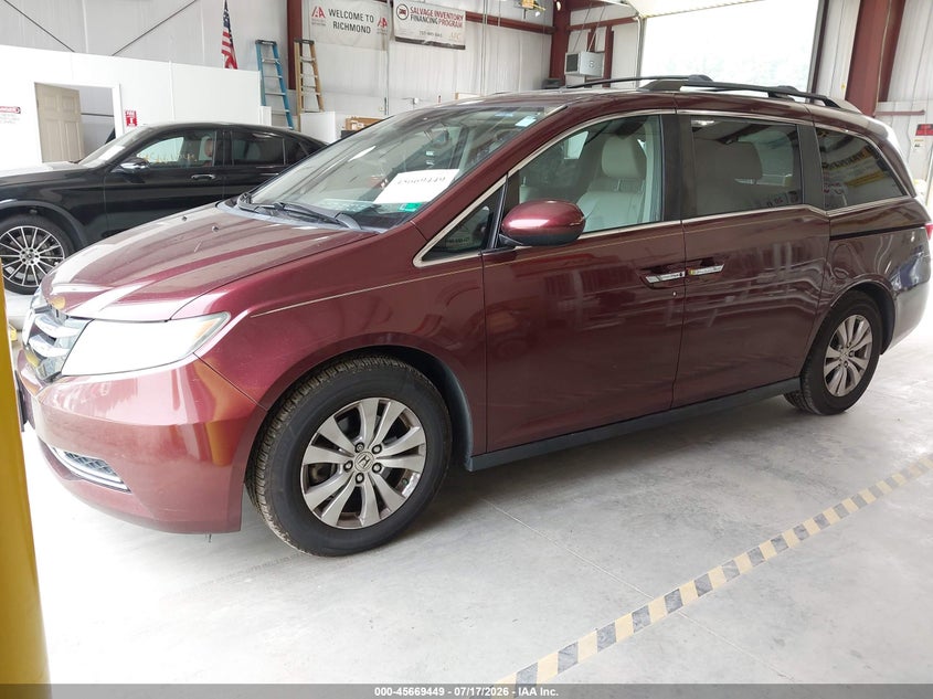 2016 HONDA ODYSSEY auction photo 2