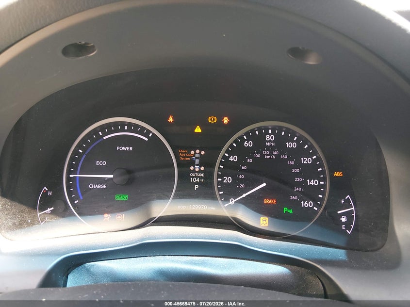 2014 Lexus Es 300H VIN: JTHBW1GG5E2066814 Lot: 45669475