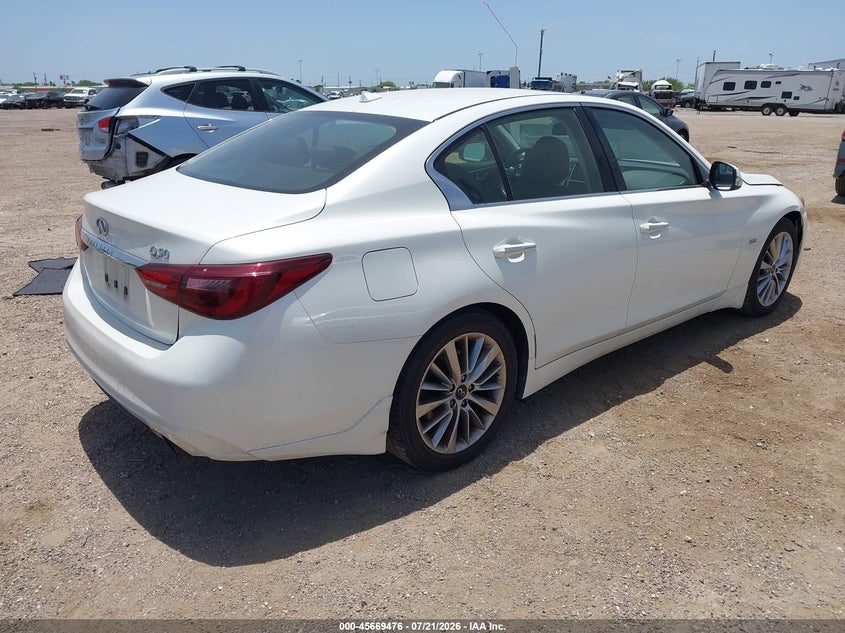 Vin: jn1ev7ap8jm590022, lot: 46168076, infiniti q50 3.0t luxe 20184