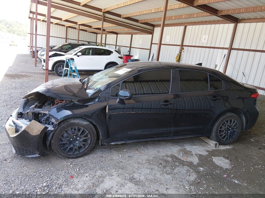 2021 Toyota Corolla Le VIN: 5YFEPMAE8MP242419 Lot: 45669478
