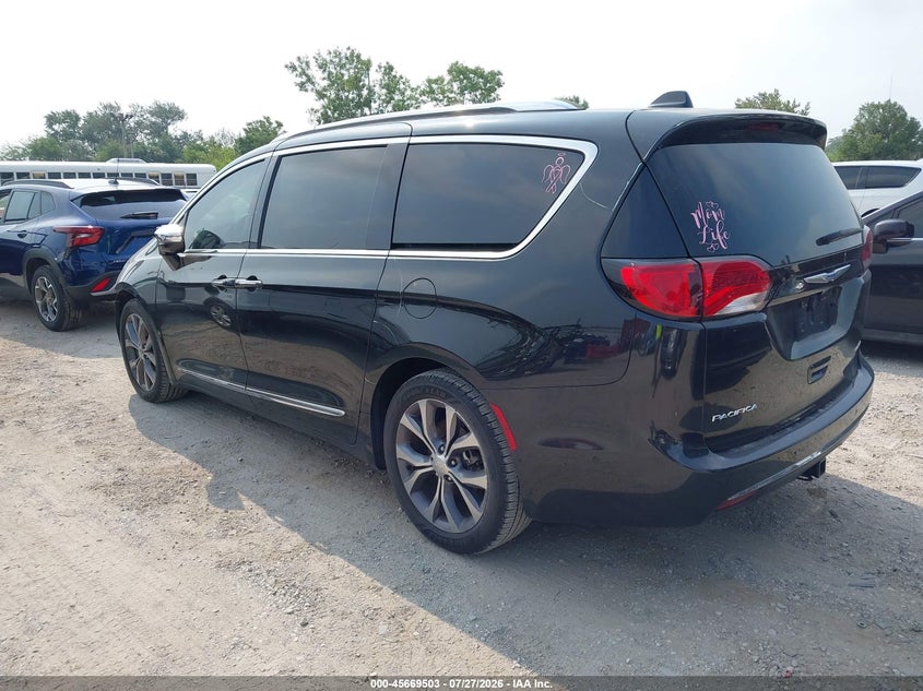 Vin: 2c4rc1gg1jr172536, lot: 46168103, chrysler pacifica limited 20183