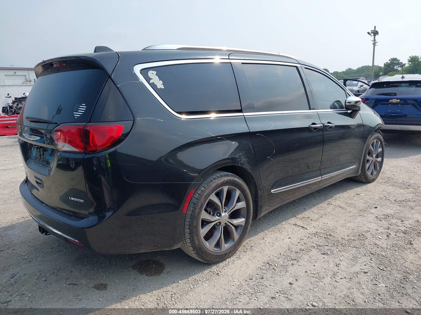 Vin: 2c4rc1gg1jr172536, lot: 46168103, chrysler pacifica limited 20184