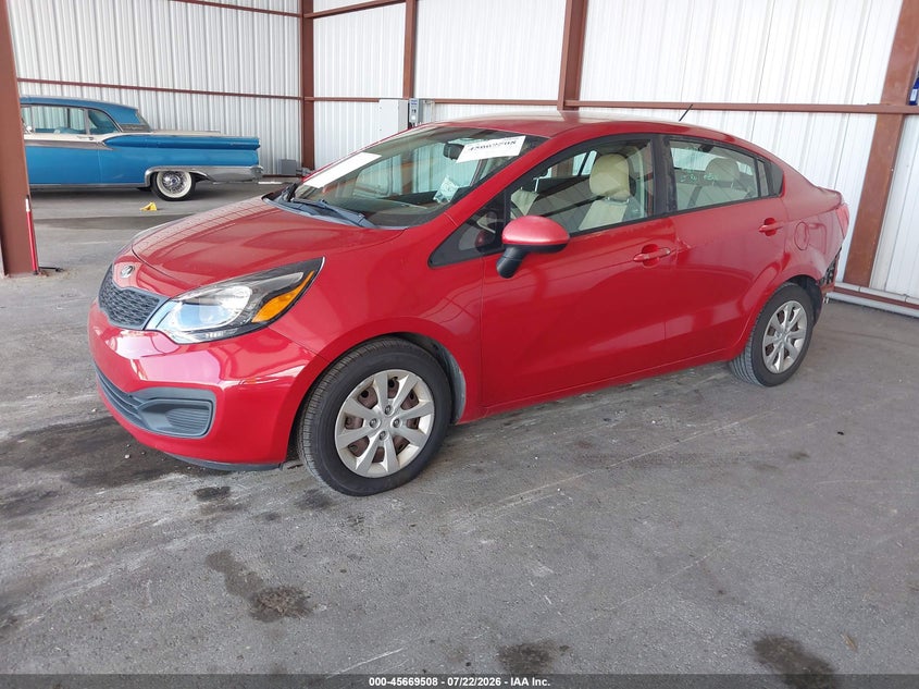Vin: knadm4a37d6154761, lot: 46168108, kia rio lx 20132