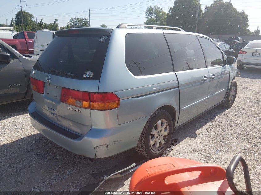 2004 Honda Odyssey Ex-L VIN: 5FNRL18714B108575 Lot: 45669512