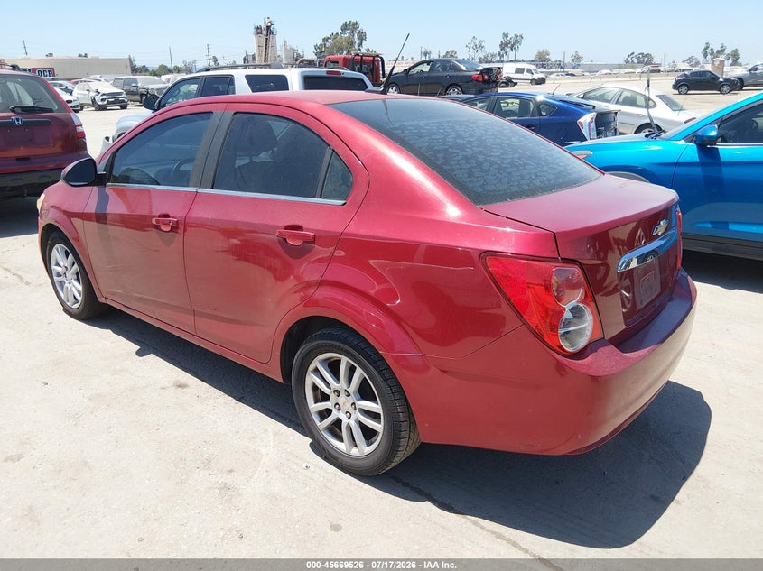 Vin: 1g1jc5sh4c4124130, lot: 46168126, chevrolet sonic 2lt 20123