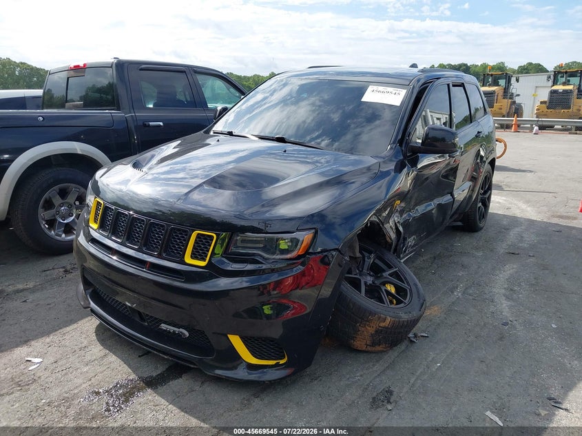 2018 Jeep Grand Cherokee Trackhawk 4X4, Left Front, IAAI, VIN 1C4RJFN90JC284079 — photo 2