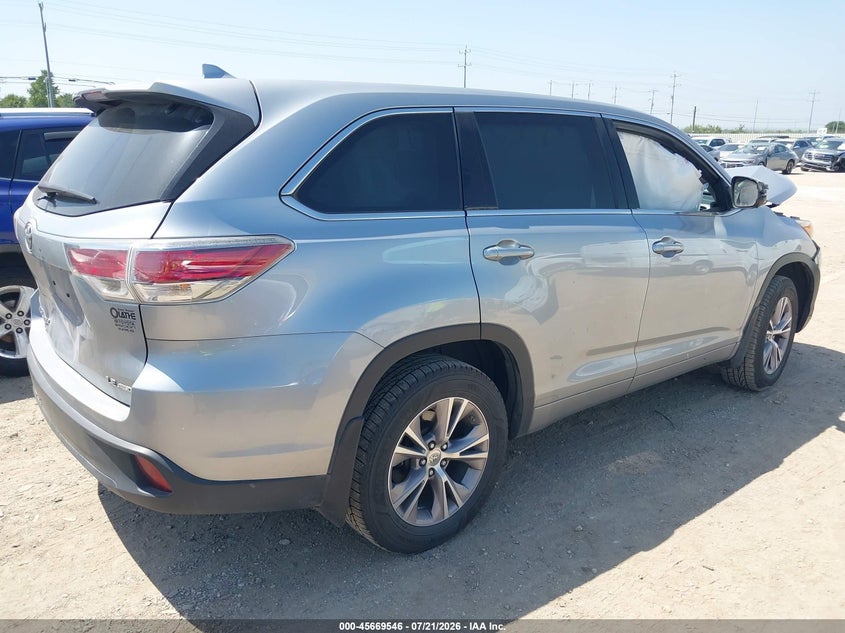 2015 Toyota Highlander Le Plus V6 VIN: 5TDBKRFH7FS080908 Lot: 45669546