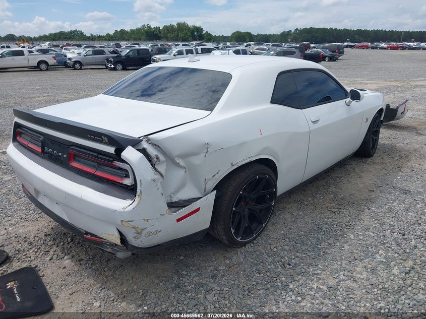 Vin: 2c3cdzfj9lh123208, lot: 46168162, dodge challenger r/t scat pack 20204