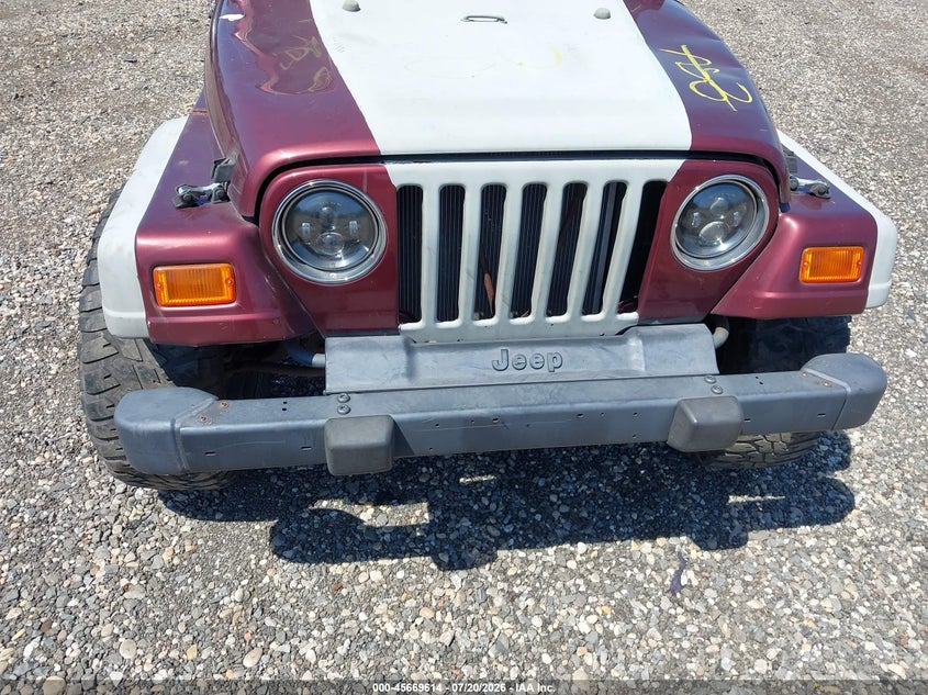 2002 Jeep Wrangler Se VIN: 1J4FA29P22P739491 Lot: 45669614