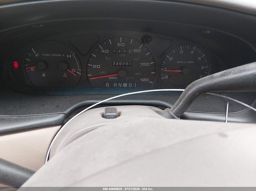 2001 Ford Taurus Ses VIN: 1FAFP55UX1G260984 Lot: 45669629