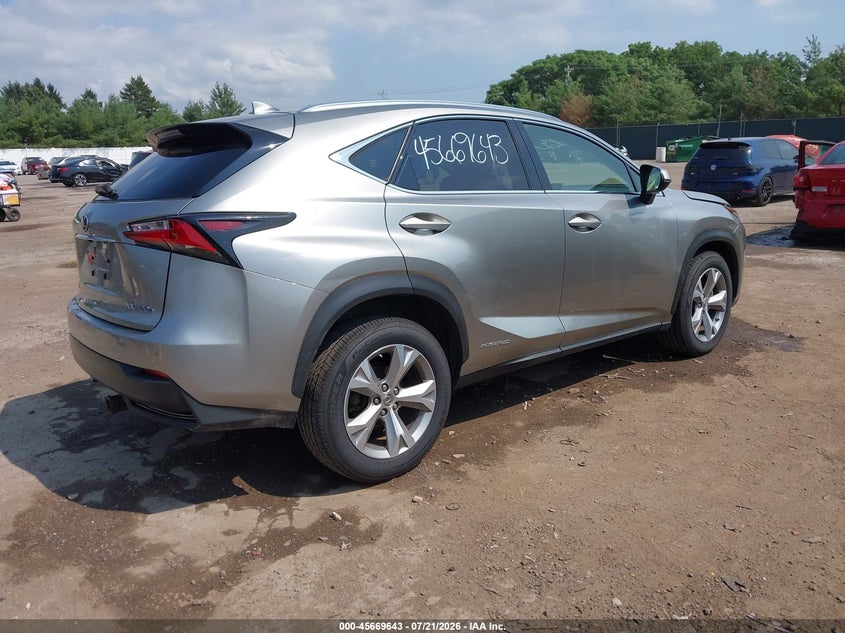 2017 Lexus Nx 300H VIN: JTJBJRBZ9H2055758 Lot: 45669643