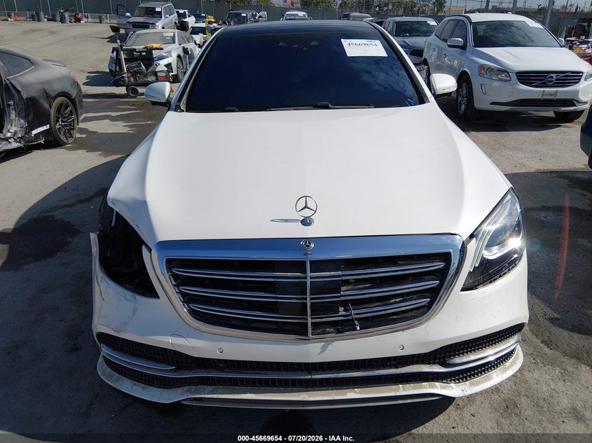2018 Mercedes-Benz S 560 VIN: WDDUG8DB3JA399057 Lot: 45669654