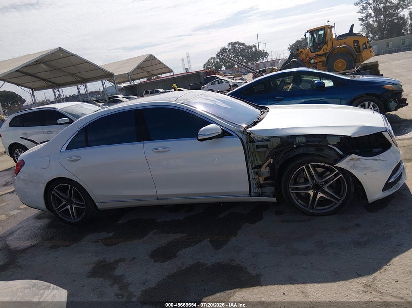 2018 Mercedes-Benz S 560 VIN: WDDUG8DB3JA399057 Lot: 45669654