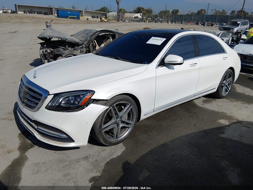 Vin: wddug8db3ja399057, lot: 46168254, mercedes-benz s 560 20182