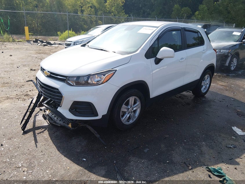 Vin: kl7cjksmxnb544276, lot: 46168268, chevrolet trax fwd ls 20222
