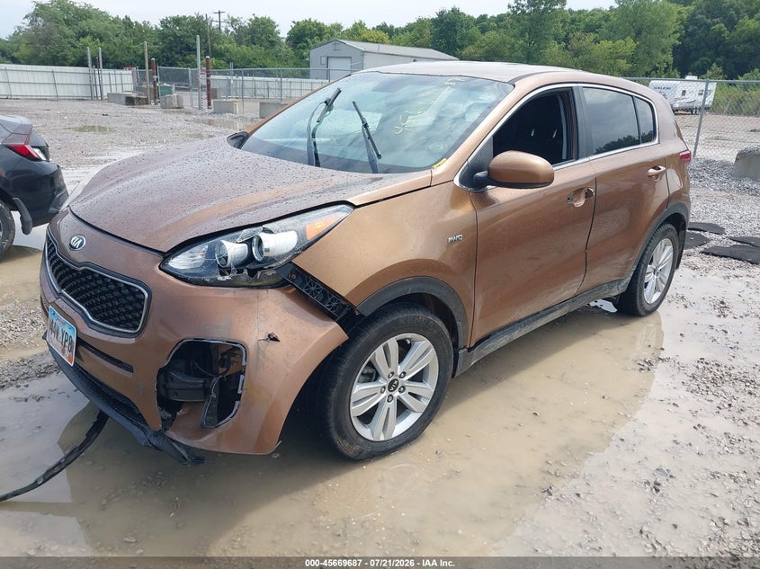 2019 Kia Sportage Lx VIN: KNDPM3AC3K7622020 Lot: 45669687