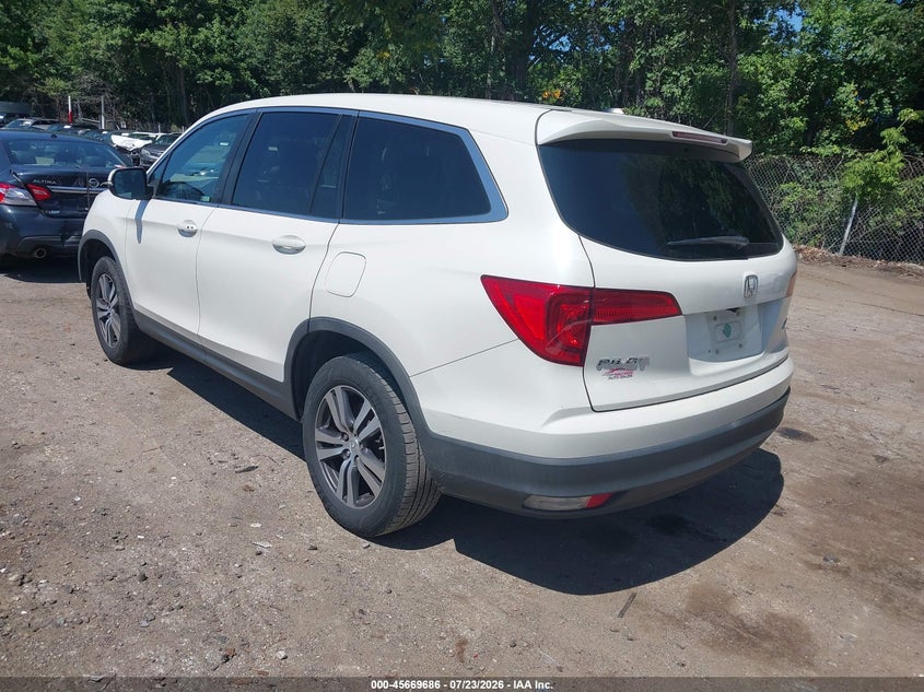 Vin: 5fnyf6h56jb020633, lot: 46168287, honda pilot ex-l 20183