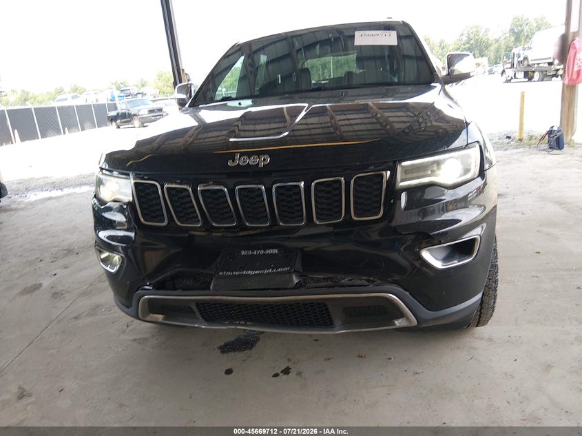 2017 Jeep Grand Cherokee Limited 4X2 VIN: 1C4RJEBG6HC925467 Lot: 45669712