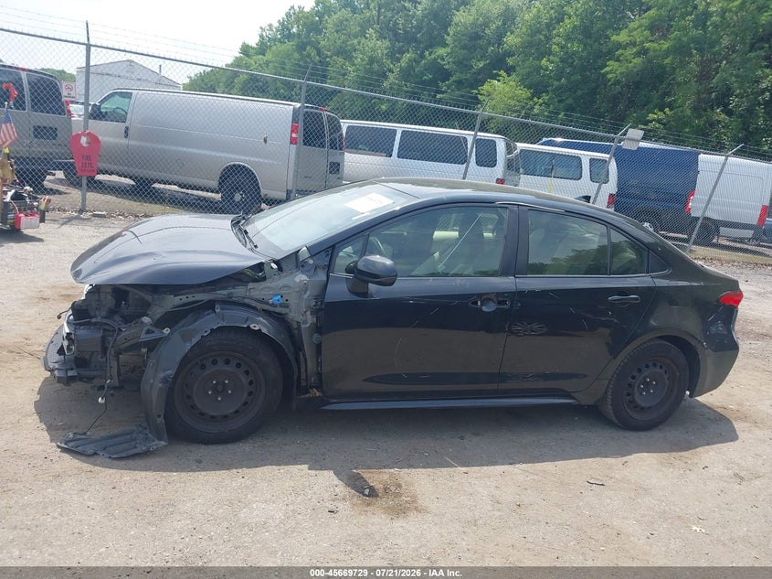 2021 Toyota Corolla Le VIN: JTDEPMAE8MJ142129 Lot: 45669729