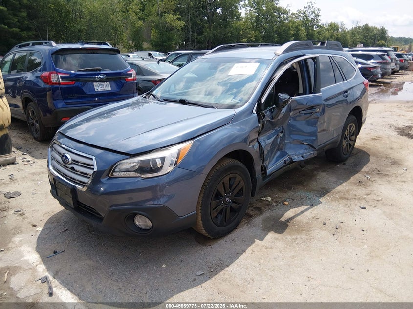 Vin: 4s4bsafc6h3320181, lot: 46168375, subaru outback 2.5i premium 20172